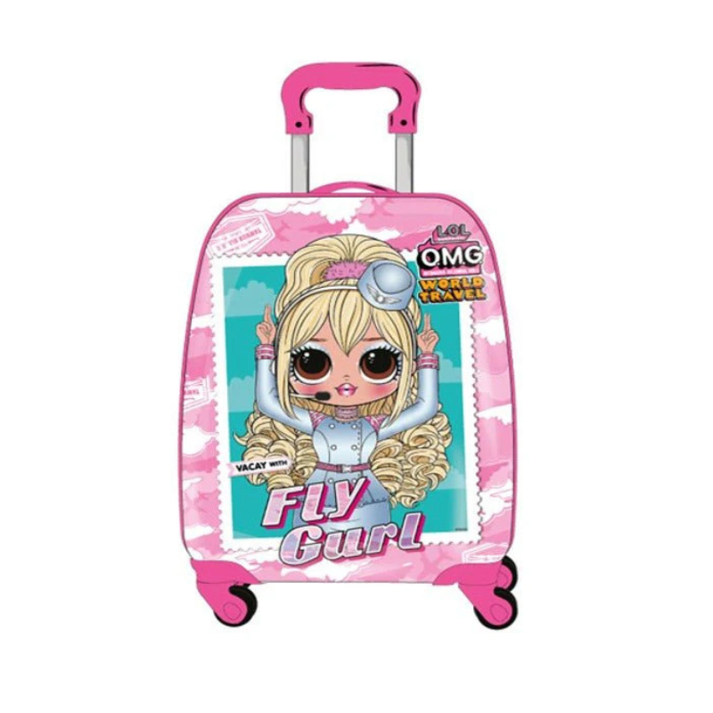 LOL Kids Luggage with Reusable Stickers 18inch