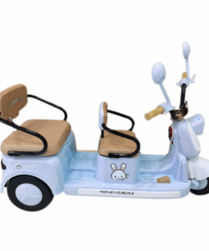 Three-Seater Electric Ride-On Scooter for Kids