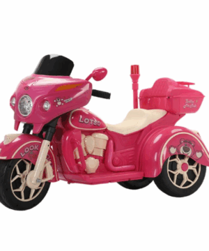 Lots-O’ Bear Electric Ride-On Motorbike – Pink Edition
