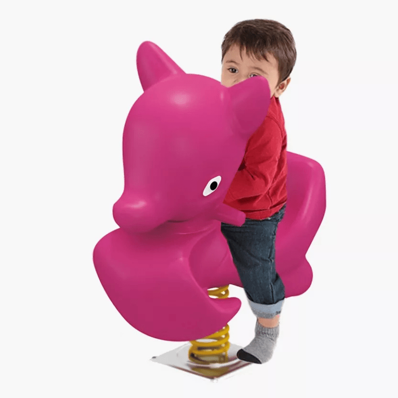 Outdoor Baby Animal Playground Spring Rider