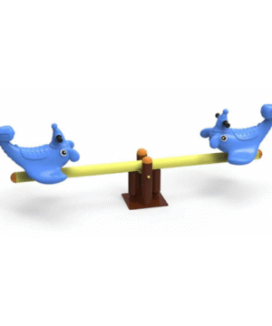 Kids Amusement Park Twin Parakeets Seesaw Rocker