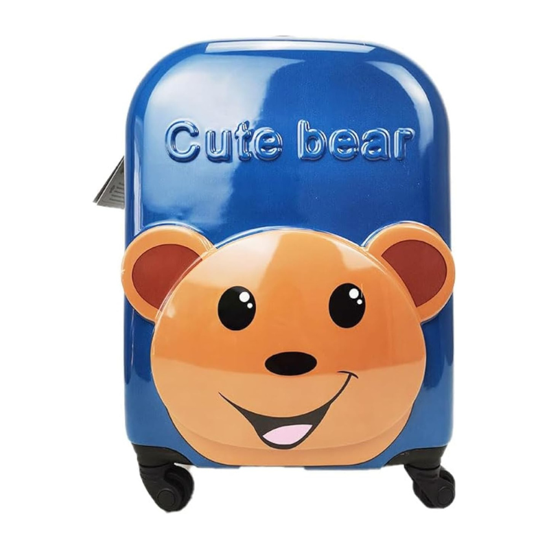 Cute Cat Kids Trolley Bag – Bear - Image 3