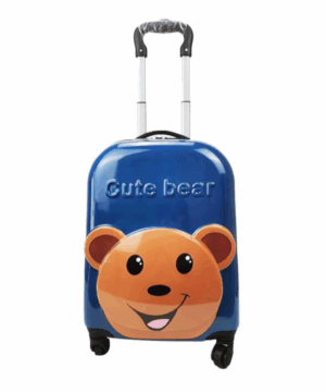 Cute Cat Kids Trolley Bag – Bear
