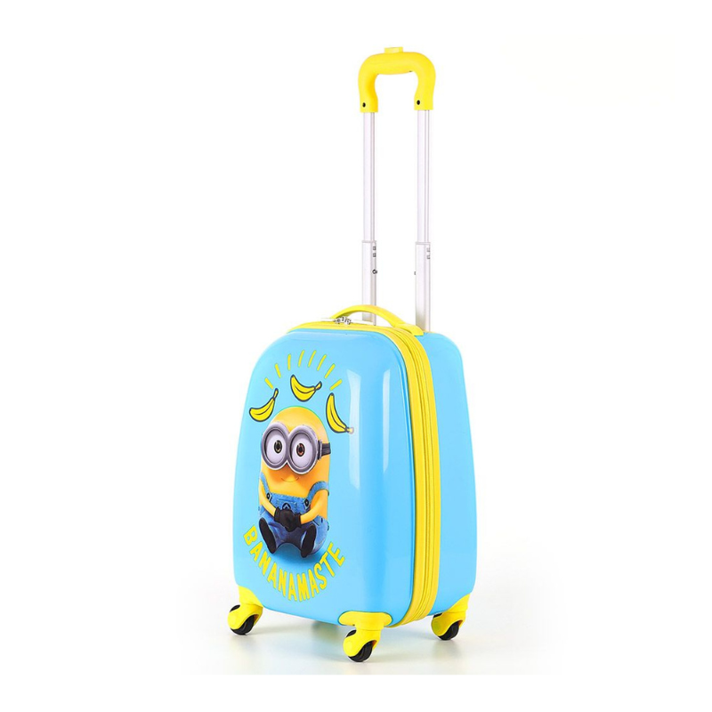 Minions Kids Luggage With Reusable Stickers - Image 2