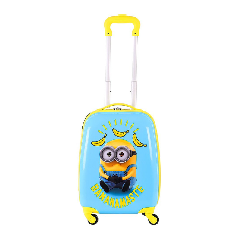 Minions Kids Luggage With Reusable Stickers