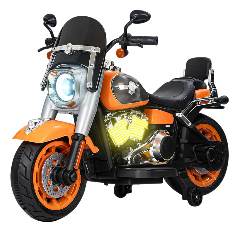 Kids Electric Ride-On Harley-Style Motorcycle