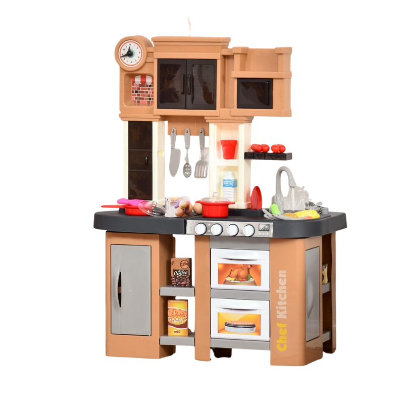 Kids Kithen Pretend Role Playset 3-6 Years Old