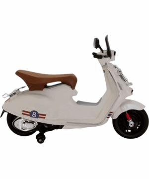 Classic Kids’ Ride-On Scooter – Dual Motor Retro Charm
