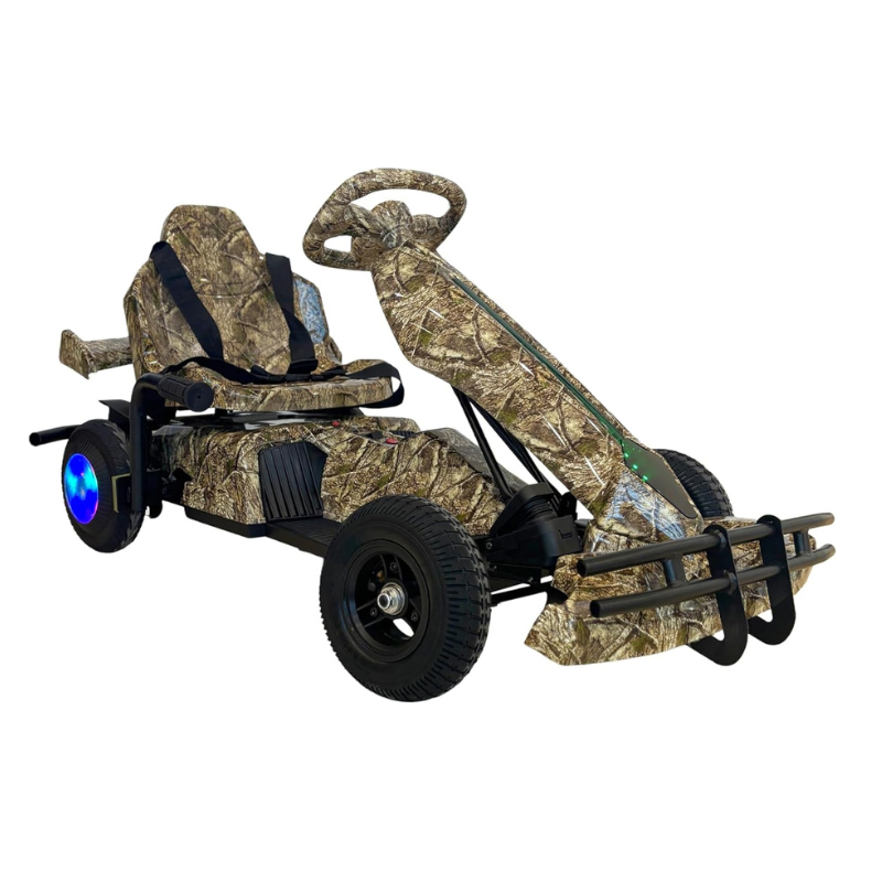 VLRA Bike Electric Go Kart LED Lights Pedal Drive 36V Battery - Image 2