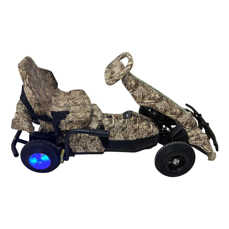 VLRA Bike Electric Go Kart LED Lights Pedal Drive 36V Battery - Image 3