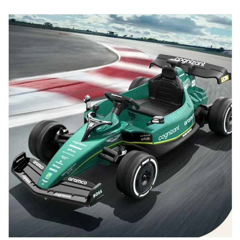 Electric Aston Martin Licensed Go Kart Ride-On Car – 24V – Green - Image 4