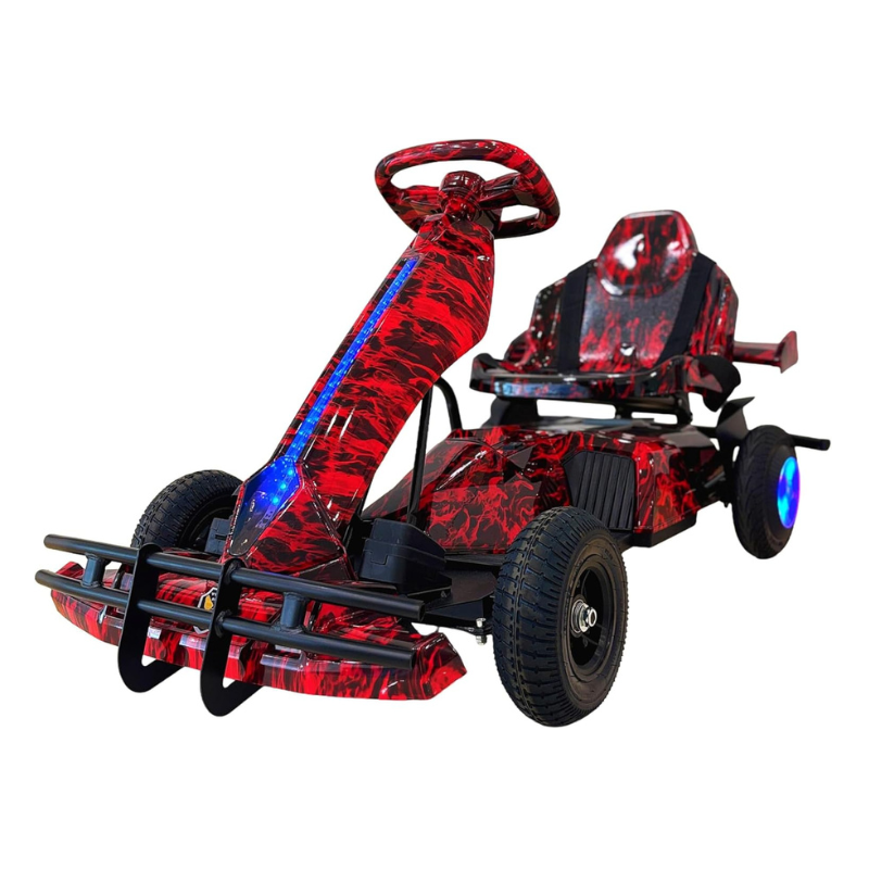 VLRA BIKE Electric Go Kart LED Lights Pedal Drive 36V Battery Powered - Image 2