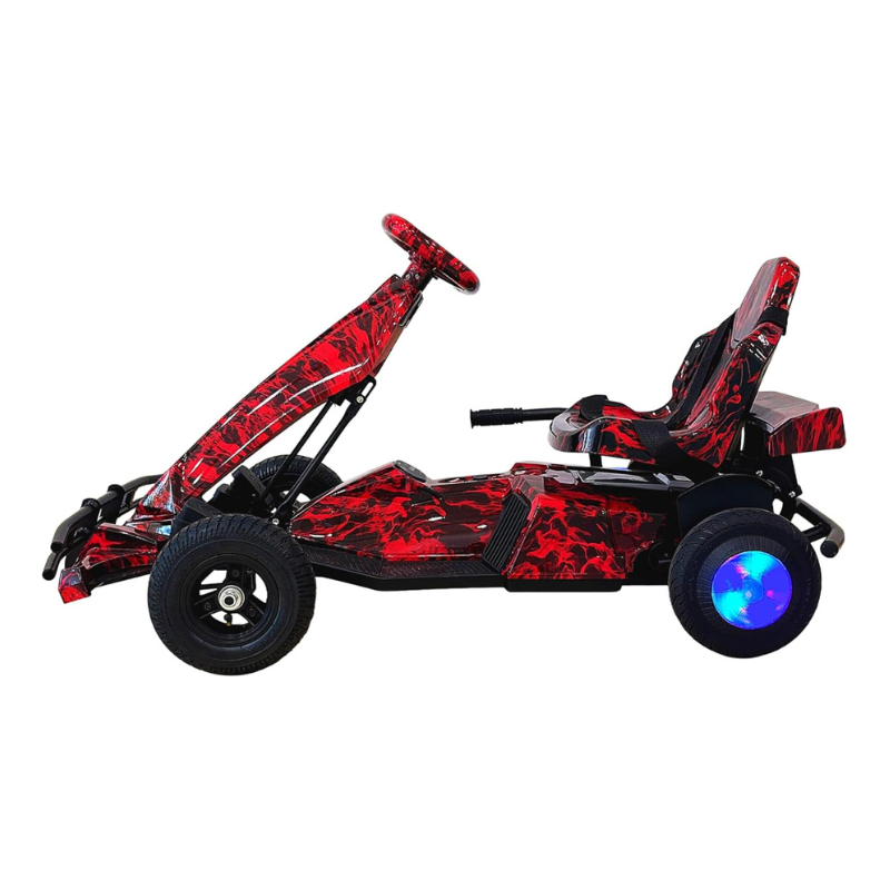 VLRA BIKE Electric Go Kart LED Lights Pedal Drive 36V Battery Powered - Image 3
