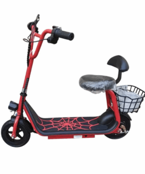 Spider Electric Scooter for Kids – With Seat & Basket