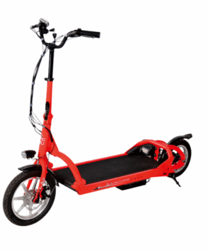 Kids & Adults Red Steel Folding Electric Walking Scooter